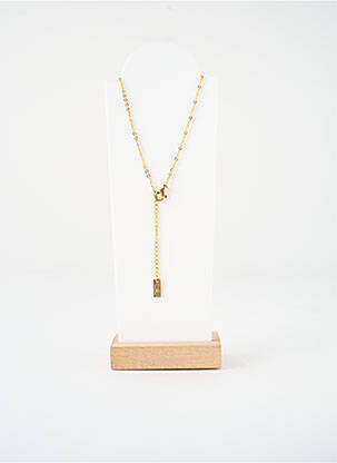 Collier matériaux métal rose VISSON femme