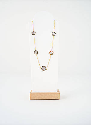Collier matériaux métal or SATINE femme