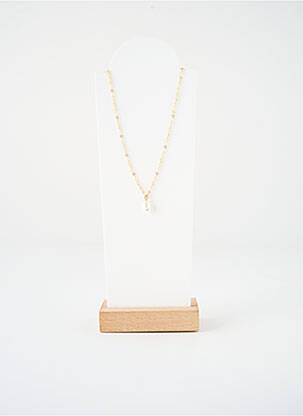 Collier matériaux métal or SATINE femme