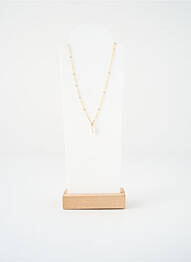 Collier matériaux métal or SATINE femme