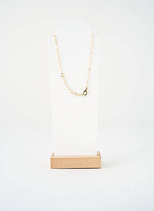 Collier matériaux métal or SATINE femme