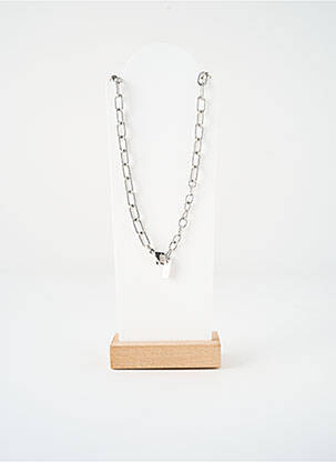 Collier matériaux métal argent VISSON femme