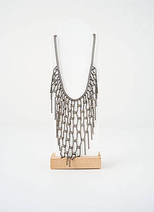 Collier ornement oxyde de zirconium argent SATINE femme