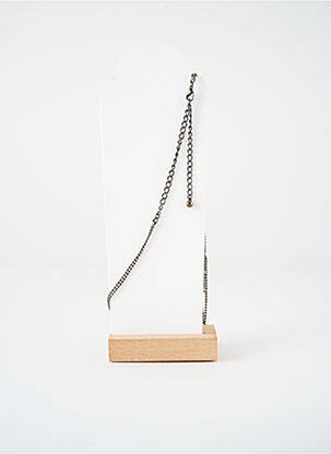 Collier ornement oxyde de zirconium argent SATINE femme