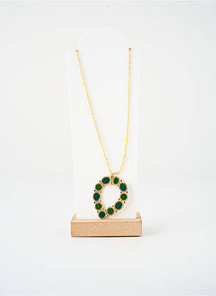 Collier matériaux métal or SATINE femme