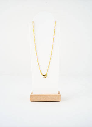 Collier matériaux métal or SATINE femme