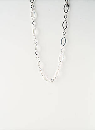 Sautoir matériaux métal argent SATINE femme
