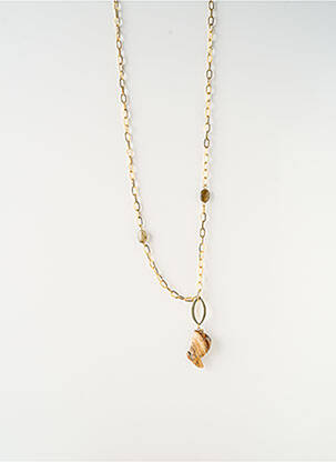 Sautoir matériaux métal or SATINE femme