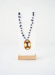 Collier bleu SATINE femme seconde vue