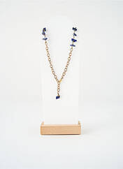 Collier bleu SATINE femme seconde vue