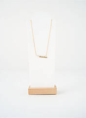 Collier or SATINE femme seconde vue