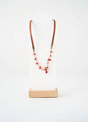 Collier rouge SATINE femme seconde vue