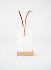 Collier rouge SATINE femme seconde vue