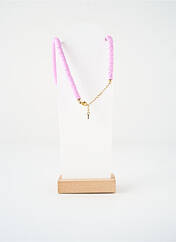 Collier violet SATINE femme seconde vue