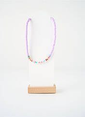 Collier violet SATINE femme seconde vue