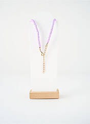Collier violet SATINE femme seconde vue
