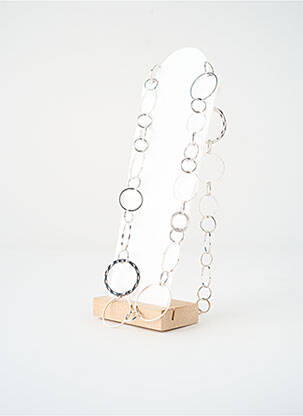 Sautoir argent SATINE femme