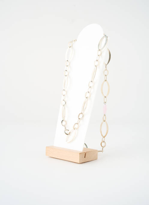 Sautoir ornement pierre argent SATINE femme