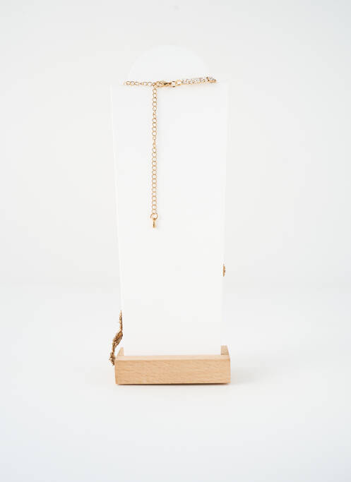 Collier ornement oxyde de zirconium or SATINE femme