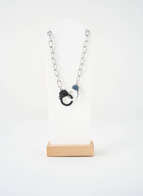 Collier matériaux métal argent VISSON femme