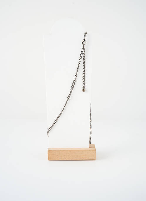 Collier ornement oxyde de zirconium argent SATINE femme