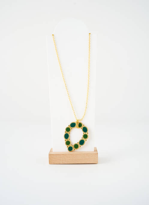 Collier matériaux métal or SATINE femme