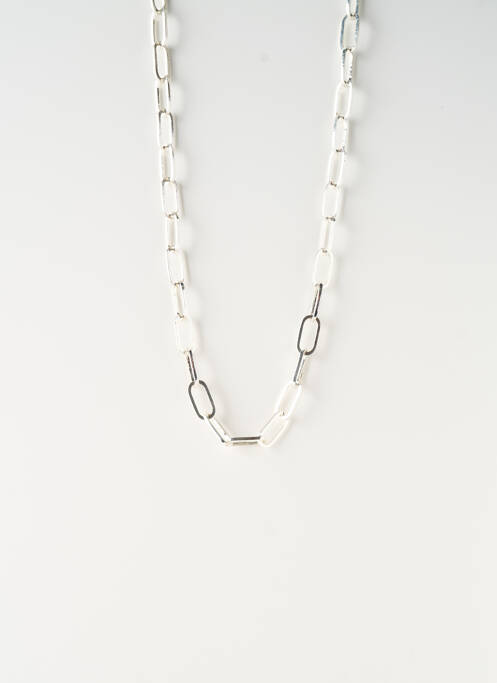 Sautoir ornement pierre argent SATINE femme