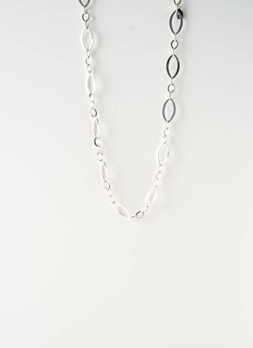 Sautoir matériaux métal argent SATINE femme