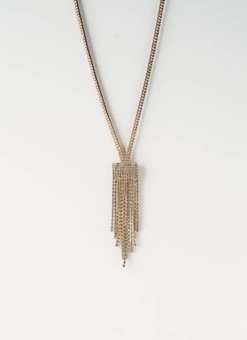 Sautoir ornement oxyde de zirconium or SATINE femme