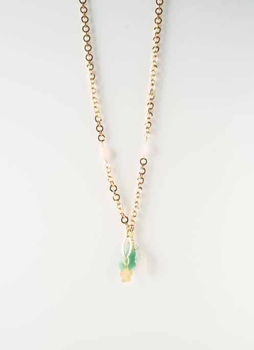 Sautoir matériaux métal or SATINE femme