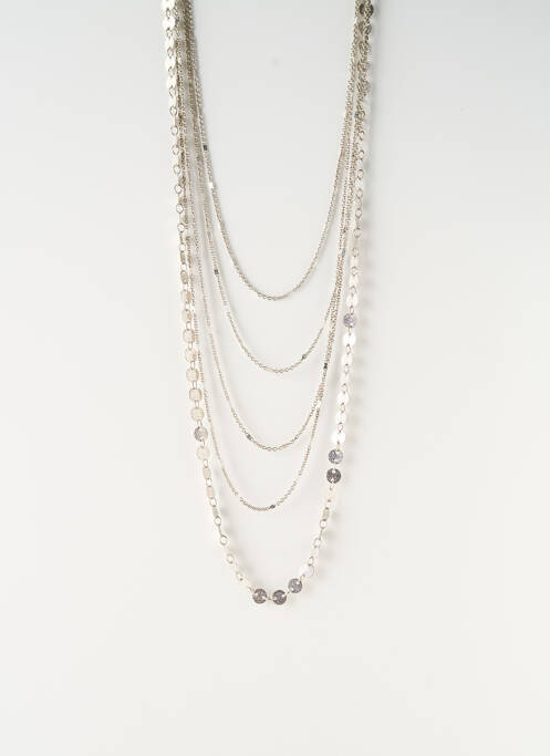 Collier argent SATINE femme