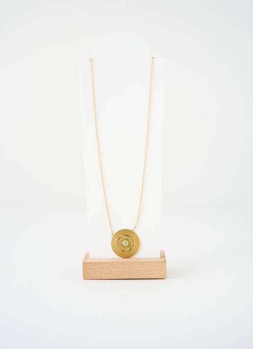 Collier or SATINE femme