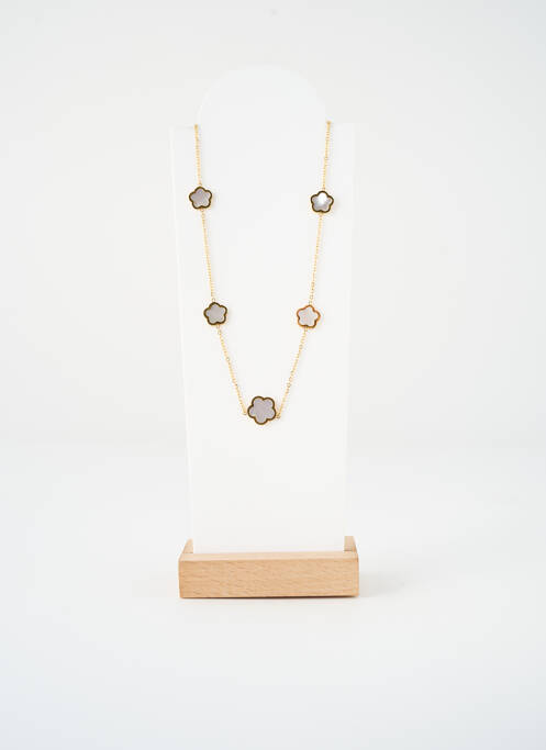 Collier or SATINE femme