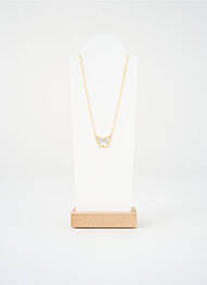 Collier matériaux métal or SATINE femme