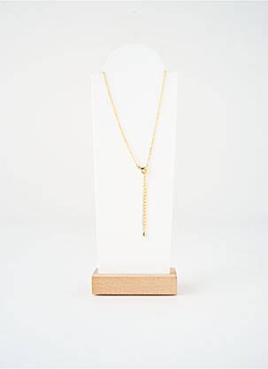 Collier matériaux métal or SATINE femme