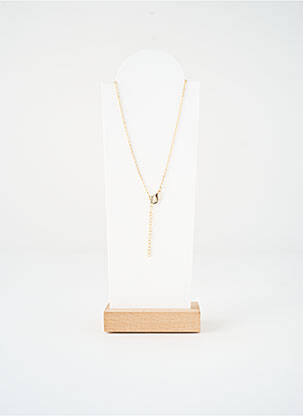 Collier matériaux métal or SATINE femme