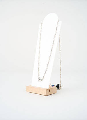 Sautoir ornement breloque / pampille argent SATINE femme