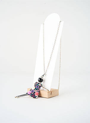 Sautoir argent SATINE femme