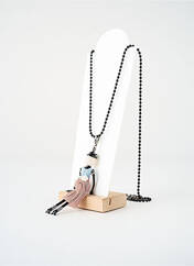 Sautoir noir SATINE femme seconde vue