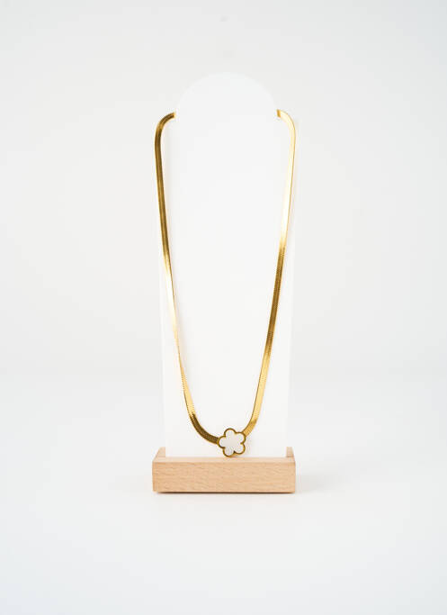 Collier matériaux métal or VISSON femme