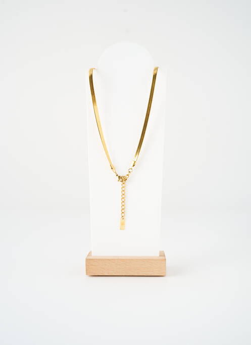 Collier matériaux métal or VISSON femme