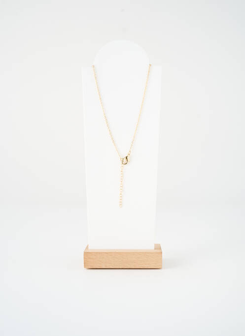Collier matériaux métal or SATINE femme