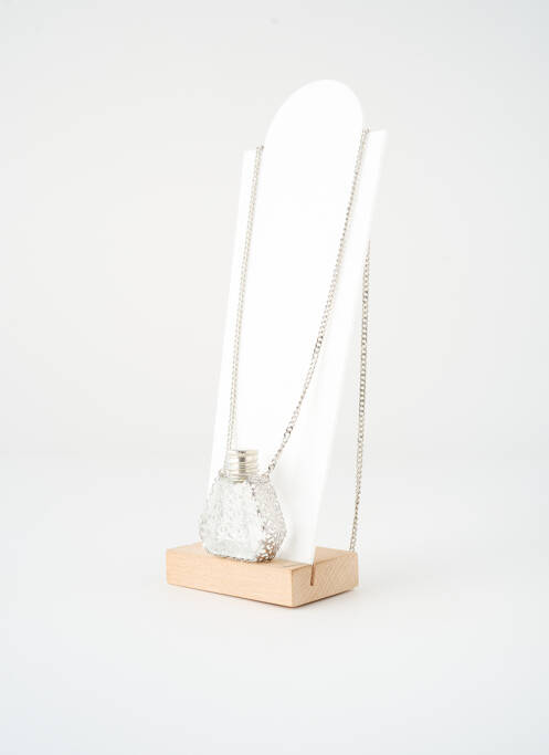 Sautoir matériaux métal argent SATINE femme