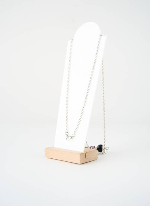 Sautoir ornement breloque / pampille argent SATINE femme