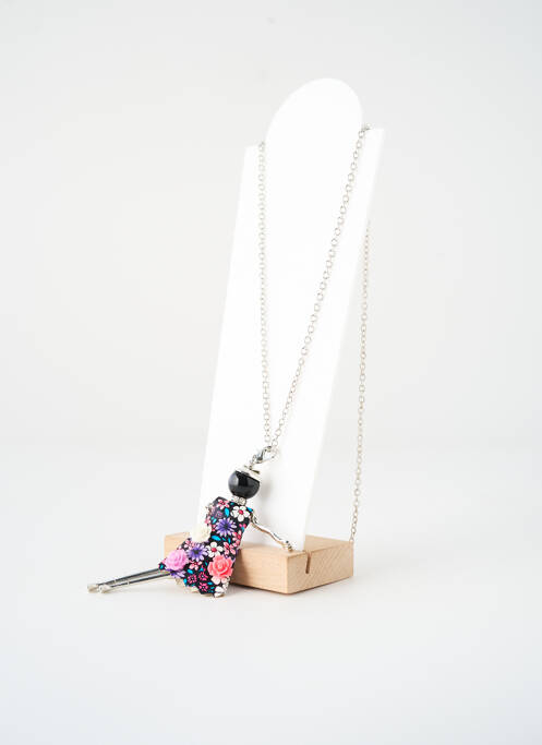 Sautoir argent SATINE femme