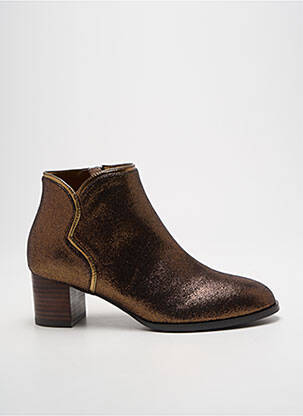 Bottines/boots bout rond talon de 4 à 6cm or MELLOW YELLOW femme