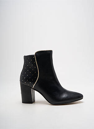 Bottines/boots matière lisse talon de 4 à 6cm noir MELLOW YELLOW femme