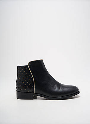 Bottines/boots matière lisse talon plat jusqu'à 3cm noir MELLOW YELLOW femme