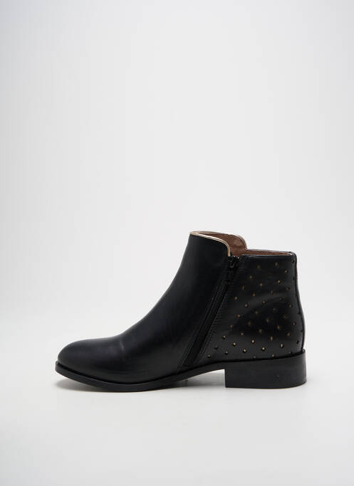 Bottines/boots matière lisse talon plat jusqu'à 3cm noir MELLOW YELLOW femme