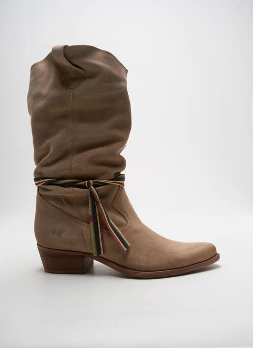 Bottes beige FELMINI pour femme